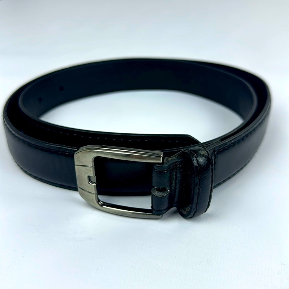 Beverly Hills Polo Club 36 in Black Belt. Bonded Leather/Manmade Materials.